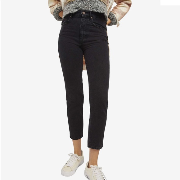 Free people stovepipe black Jean size 27 - Picture 2 of 8